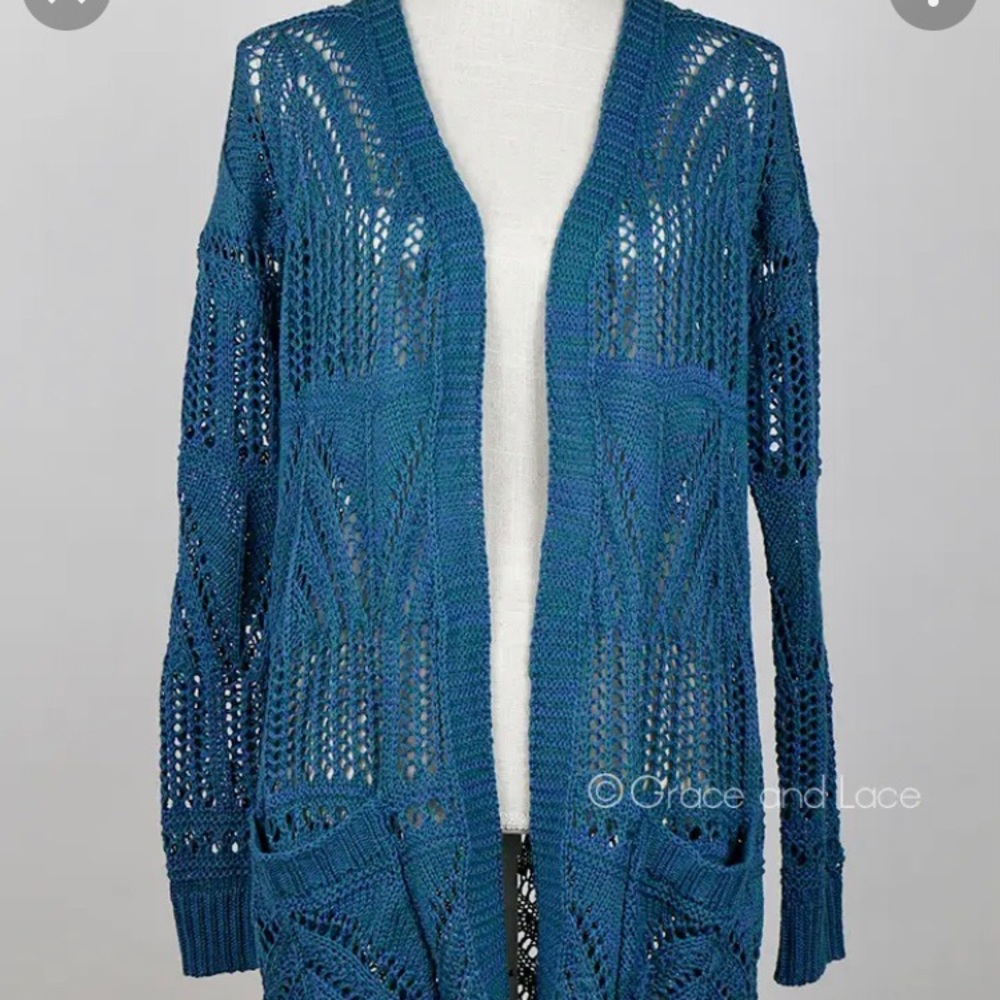Grace and Lace oversized pocket cardigan